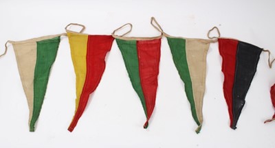 Lot 805 - Large quantity of vintage bunting together with a Union Jack flag