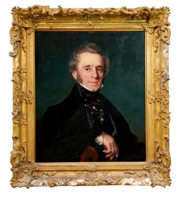 Lot 1069 - William Scott (1797-1862) oil on canvas, Quarter-length portrait of a gentleman known to be Samuel Trehawke Kekewich