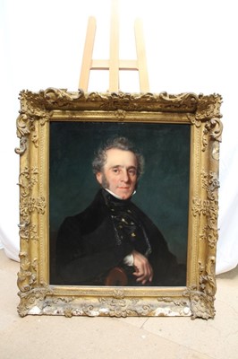 Lot 1069 - William Scott (1797-1862) oil on canvas, Quarter-length portrait of a gentleman known to be Samuel Trehawke Kekewich