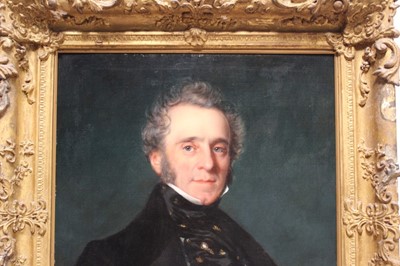 Lot 1069 - William Scott (1797-1862) oil on canvas, Quarter-length portrait of a gentleman known to be Samuel Trehawke Kekewich