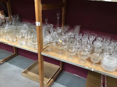 Lot 516 - Glassware including brandy balloons, bowls, vases etc