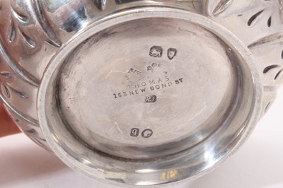 Lot 237 - Victorian sugar bowl and matching milk jug, London 1867/71