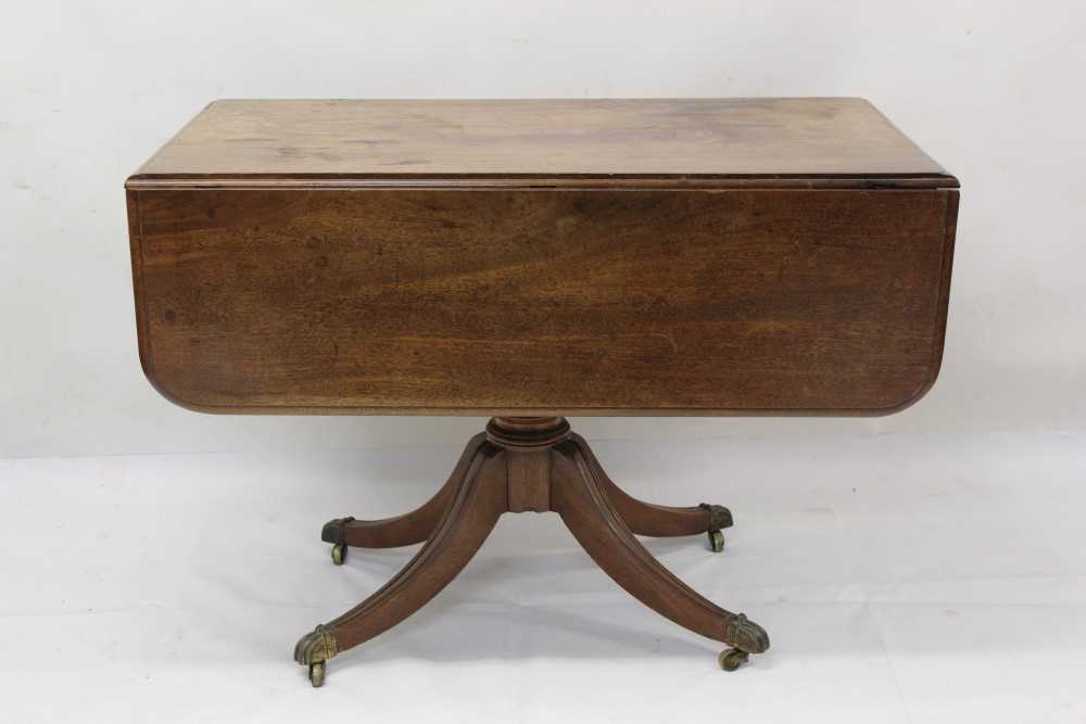 Lot 852 - Regency mahogany sofa table