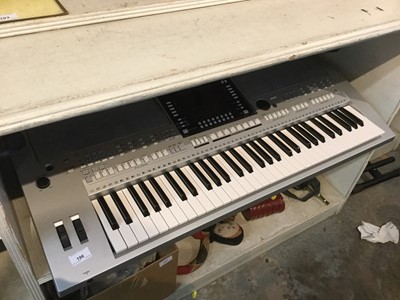 Lot 196 - Yamaha PSR- S910 Keyboard and stand together with seat