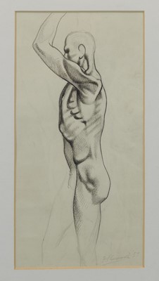 Lot 1179 - Francis Plummer (1930-2019) two life studies on paper, each in glazed frame (2)