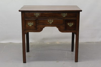 Lot 1284 - George III  mahogany lowboy