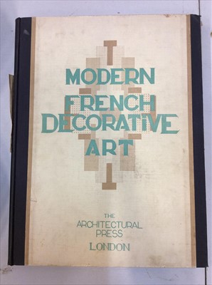 Lot 464 - Art Deco book- Modern French Decorative Art