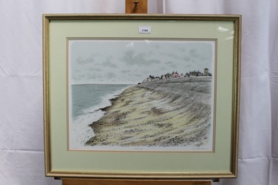 Lot 1144 - David Gentleman (b.1930) signed limited edition lithograph - Aldeburgh, 9/50, in glazed frame, 36cm x 46cm