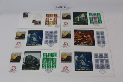 Lot 1129 - Stamps - a large and fine accumulation of G.B. Machin first day covers including booklet panes and coils