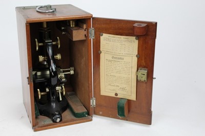 Lot 1978 - Microscope in case