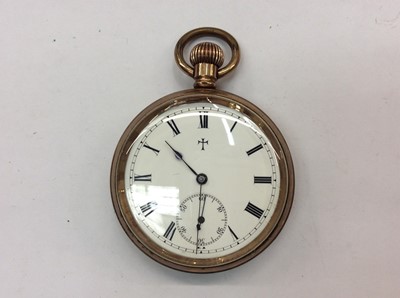 Lot 700 - Gold plated pocket watch