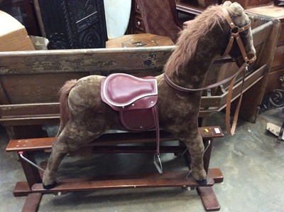 Lot 474 - Rocking horse on stand