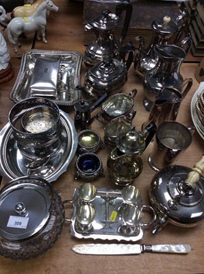 Lot 309 - Silver plated ware