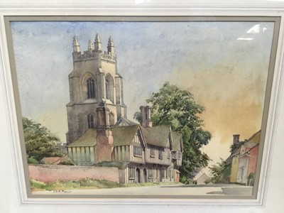 Lot 69 - Louis Stanley Maurice Prince (1894-1985) watercolour - Stoke By Nayland