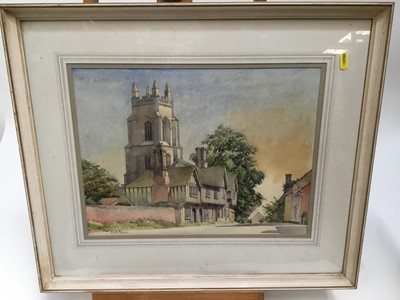 Lot 69 - Louis Stanley Maurice Prince (1894-1985) watercolour - Stoke By Nayland
