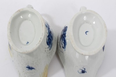 Lot 106 - Pair of a Worcester sauce boats