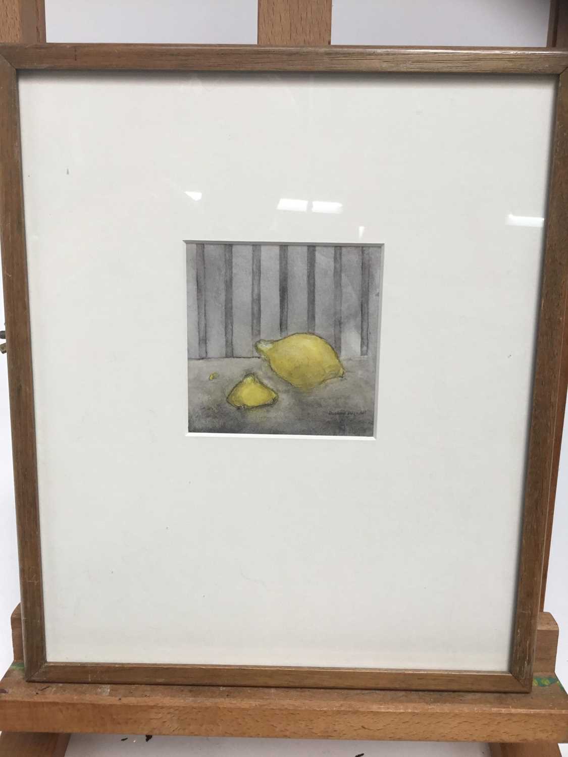 Lot 19 - Daphne Reynolds (1918-2002) watercolour - Lemons, together with another by the same hand