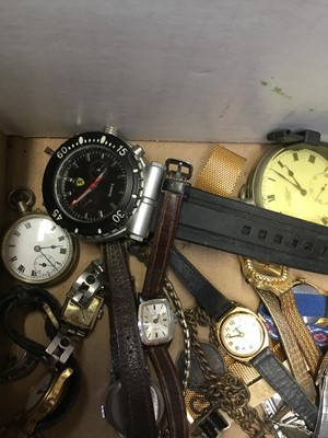 Lot 193 - Selection vintage pocket and wristwatches including Sekonda, Timex,Seiko,Rotary etc