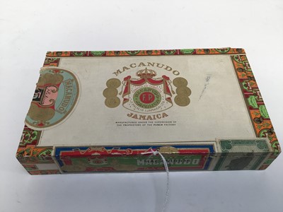 Lot 345 - A box of 25 Jamaican Macanudo cigars, in original box