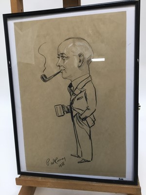 Lot 136 - Collection of nine Pat Rooney WWII pencil sketches