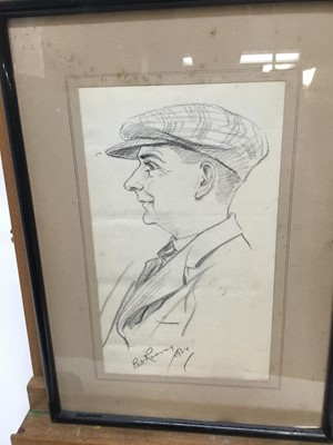 Lot 136 - Collection of nine Pat Rooney WWII pencil sketches