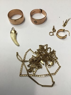 Lot 194 - Collection gold jewellery