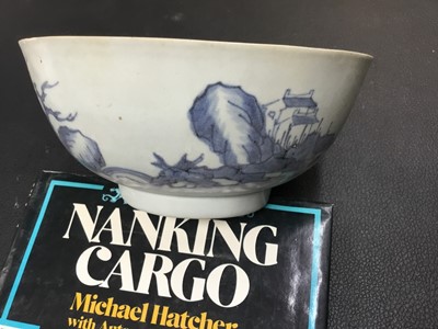 Lot 353 - Nankin cargo blue and white bowl