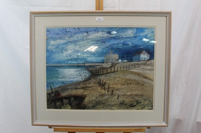 Lot 1013 - Henry Collins - mixed media Martello tower