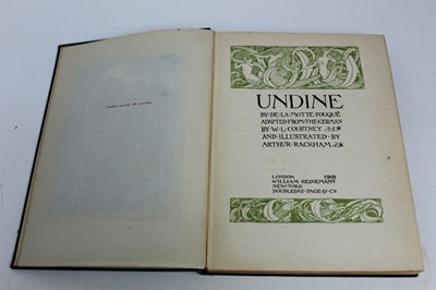 Lot 1100 - Arthur Rackham - Undine, first edition, and another book 'Devon'