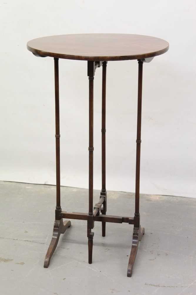 Lot 1268 - 19th century mahogany spider gateleg table