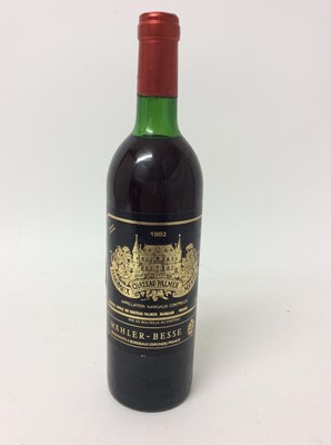 Lot 73 - Wine, one bottle - Chateau Palmer Margaux 1982