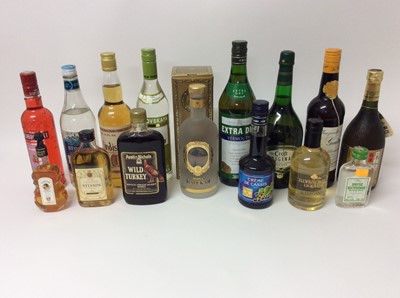 Lot 29 - Fifteen assorted bottles to include: Vodka, Sherry, Liqueurs and others