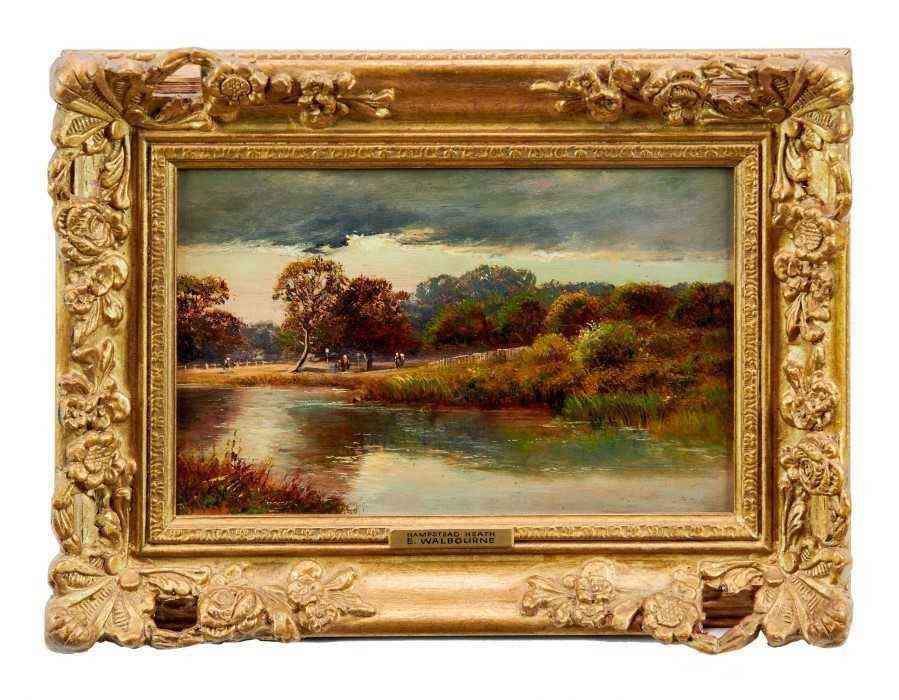 Lot 1071 - Ernest Walbourne, pair of oils on board,