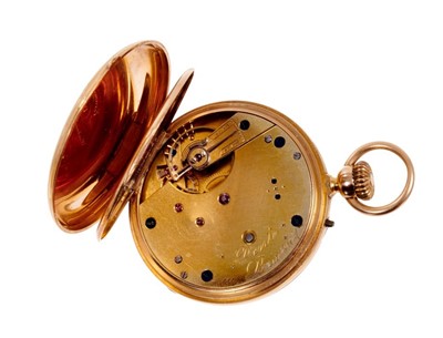 Lot 565 - 19th century gilt pocket watch, signed Dent Au Brassus