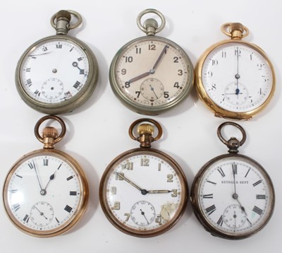 Lot 574 - Collection of six various pocket watches