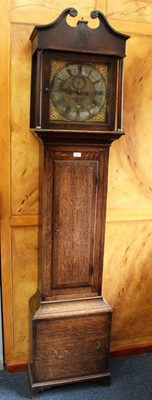 Lot 641 - Thomas Moore of Ipswich, 18th century oak longcase clock