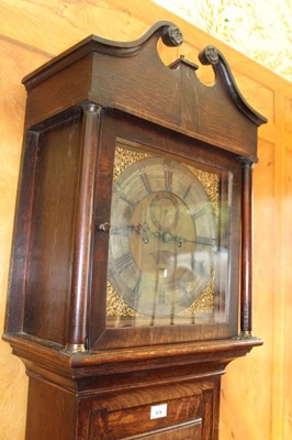 Lot 614 - Thomas Moore of Ipswich, 18th century oak longcase clock