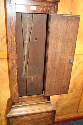 Lot 614 - Thomas Moore of Ipswich, 18th century oak longcase clock