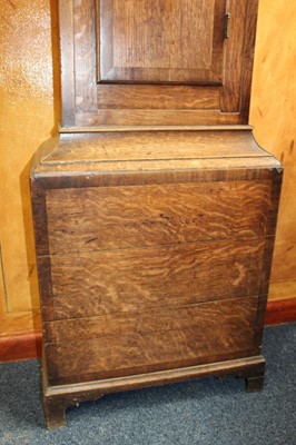 Lot 614 - Thomas Moore of Ipswich, 18th century oak longcase clock