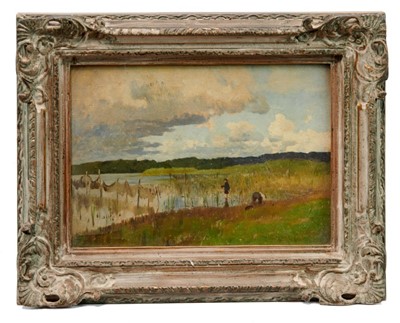 Lot 960 - Robert Gustave Meyerheim (1847-1920) oil on panel