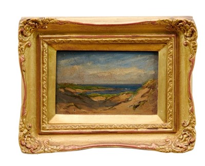 Lot 958 - Attributed to Robert Gustave Meyerheim (1847-1920) oil on panel, beach scene