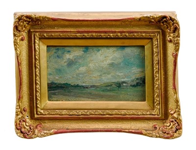 Lot 956 - Attributed to Robert Gustave Meyerheim (1847-1920) oil on panel - impressionist landscape