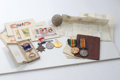 Lot 624 - First World War family medals comprising War and Victory medals named to 40803 PTE. W.F. Gurney. R. War. R