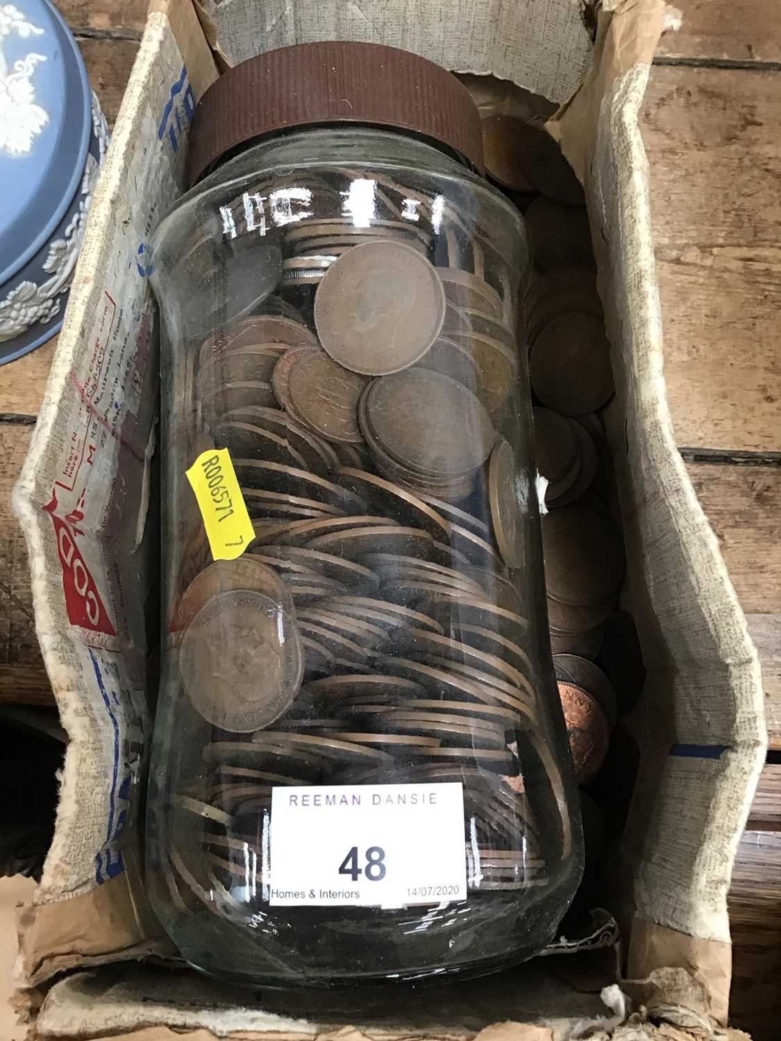 Lot 48 - Collection of old pennies