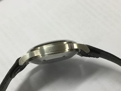 Lot 613 - 1950s Omega Pilots' wristwatch in stainless steel case