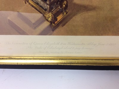 Lot 104 - Terence Cuneo , fine signed 1953 Coronation Print