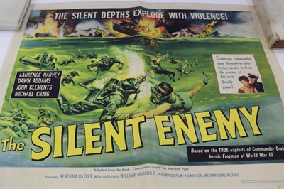 Lot 1257 - Film Poster 1958 Silent Enemy USA 59/21