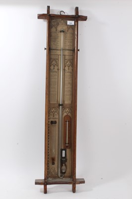 Lot 620 - Victorian Admiral Fitzroy barometer