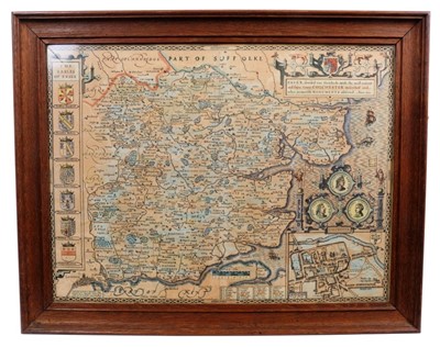 Lot 726 - John Speede 17th century map of Essex