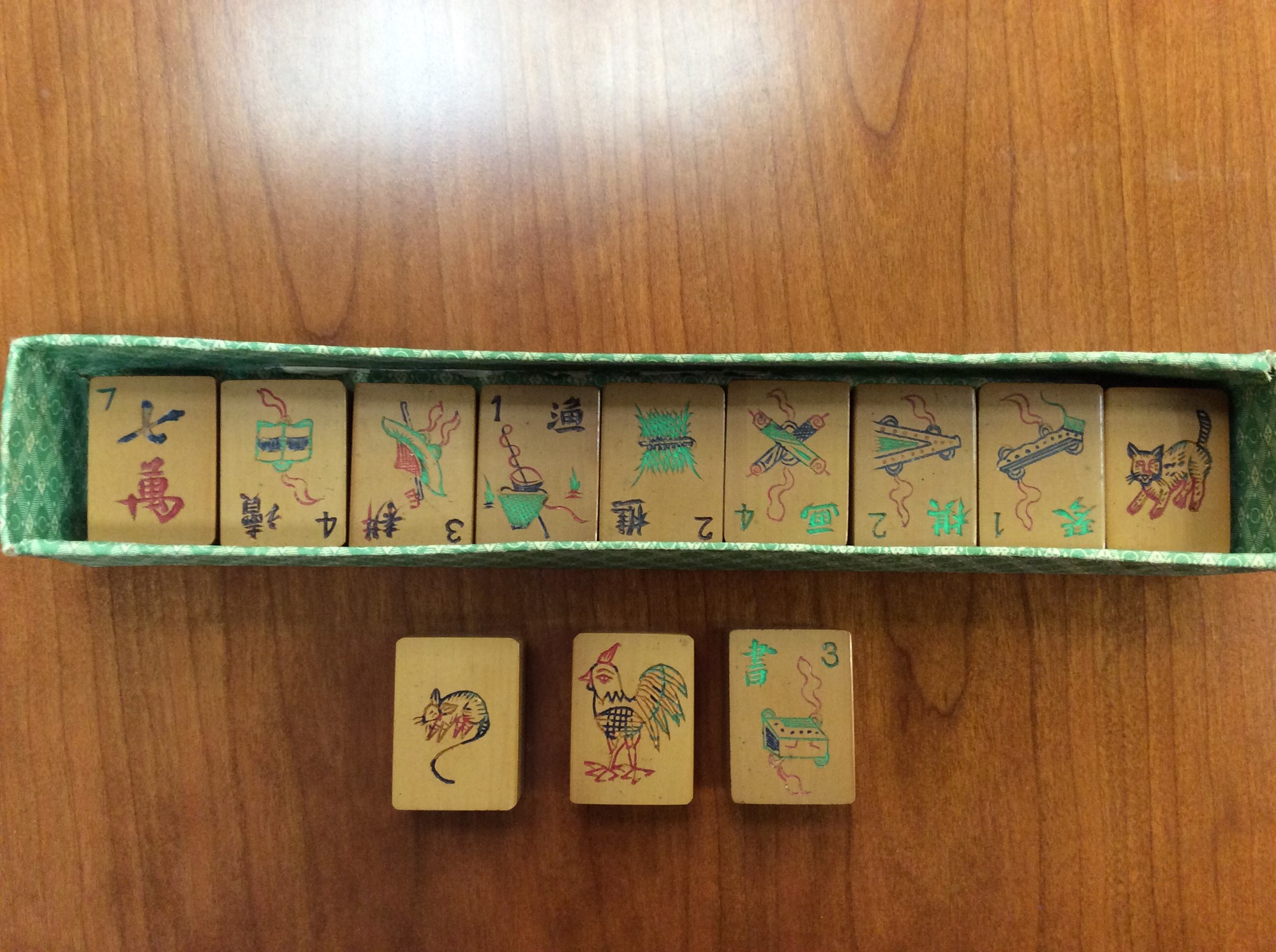 Premium Mahjong Set, Vintage - www.